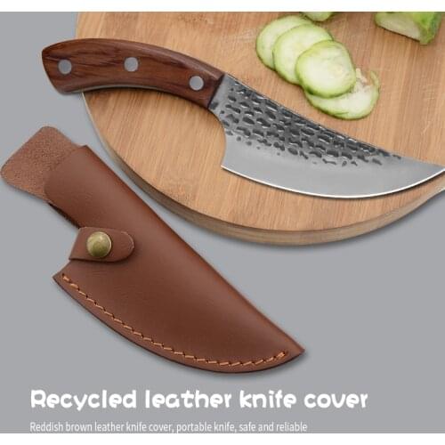 New Boning Knife Handmade Forged Hammered Chef Kitchen Knives BBQ Tools Chopping Butcher Meat Cleaver Outdoor Camping Gadgets