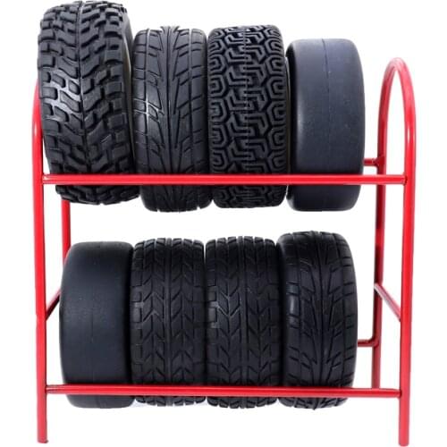 RC Metal Car tyre Shelf Tires Rack for 1/10 1/8 1/16 Axial Scx10 90046 90047 Rc4wd D90 Trx-4 Trx4 crawler type for Tiangong CC01