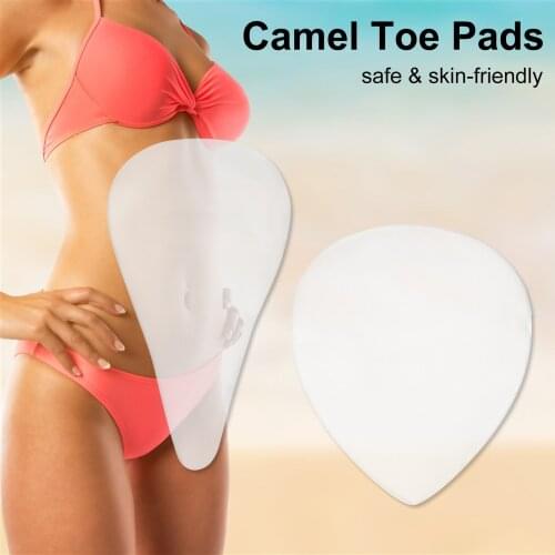 2 Pack Reusable Silicone Camel Toe Concealer For Women Cover Feminine Lines Traceless Invisible Adhesive Concealer NEW