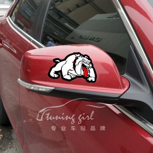 Car Stickers French Bulldog Dog Cartoon Cute Lovely Funny Creative Decals Waterproof Reflective Auto Tuning Styling Duad D10