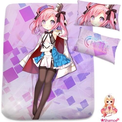 Anime Cartoon Cosplay Azur Lane Saratoga Mattress Cover Fitted Sheet Fitted cover bedspread counterpane