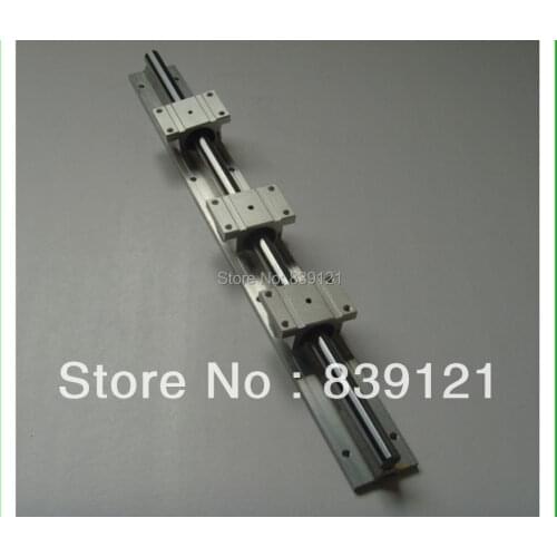 Low price for China linear round guide rail guideway TBR20 rail 500mm take with 3 block slide bearings