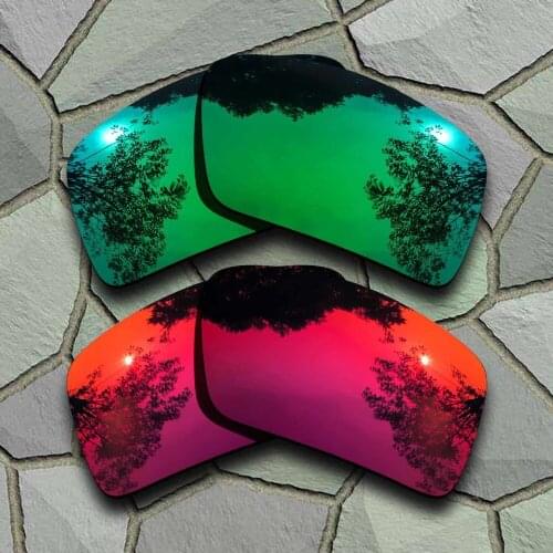Jade Green&Violet Red Sunglasses Polarized Replacement Lenses for Eyepatch 2