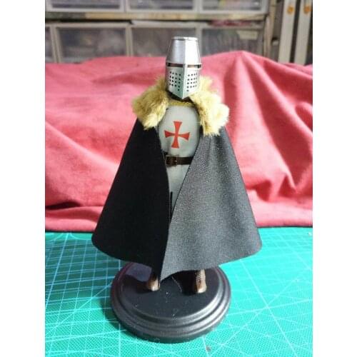 1:12 Scale Black Handmade CLoak Cape Model For 6" Body (no figure)