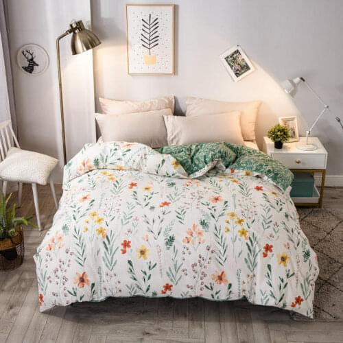Bonenjoy 1 pc Duvet Cover 100%Cotton Queen Size Reactive Printed Nordic Style housse de couette King Size dekbedovertrek 240x220
