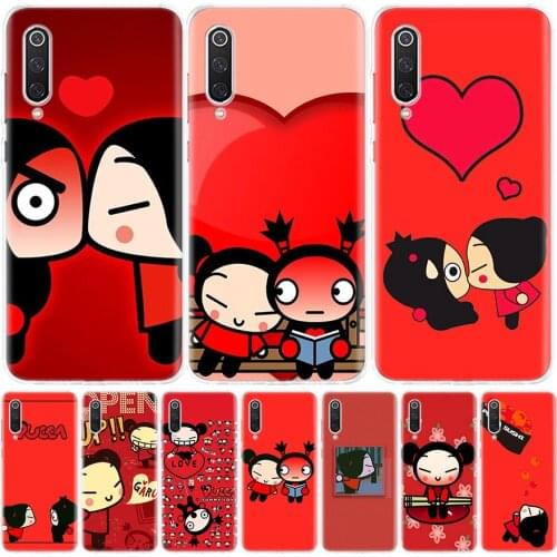 Cute cartoon Pucca Garu Silicon Phone Case For Xiaomi Redmi Note 10 9 8 9S 8T 7 6 5 6A 7A 8A 9A 9C Pro Customized Cover Coque