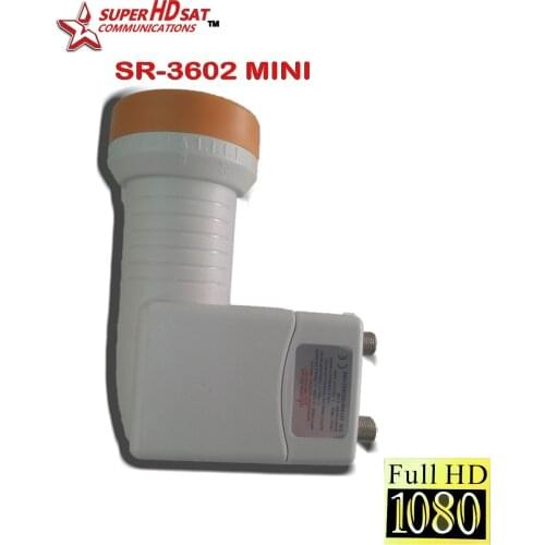 SUPER HD SAT SR-3602 free shipping Best Signal digital HD Universal KU Band Twin LNB