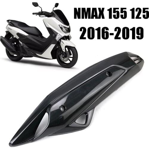 Motorcycle Exhaust Muffler Pipe Heat Shield Cover Guard Anti-Scalding Shell for YAMAHA NMAX155 NMAX125 N MAX NMAX 155 2016-2019