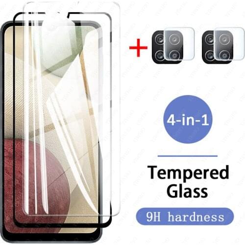 Protective Glass For Samsung Galaxy a12 Screen Protectors Film camera lens Safty Tempered glass for samsung a 12 SM-A125F A125F