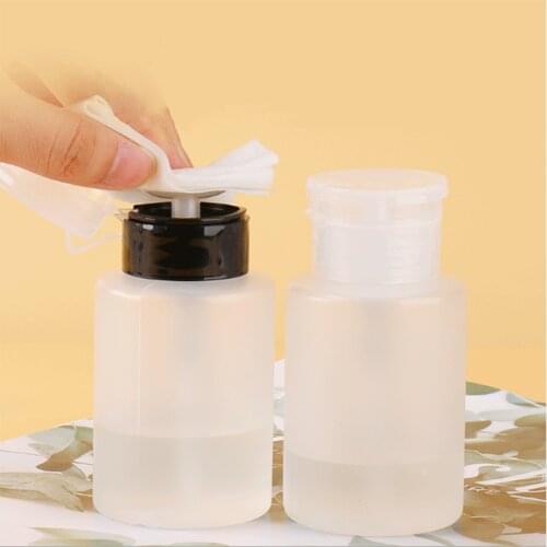 1Pc 60/150ml Multifunction Makeup Remover Refillable Bottles Nail Art Supplies Empty Bottle Nail Remover Disinfectant Bottle