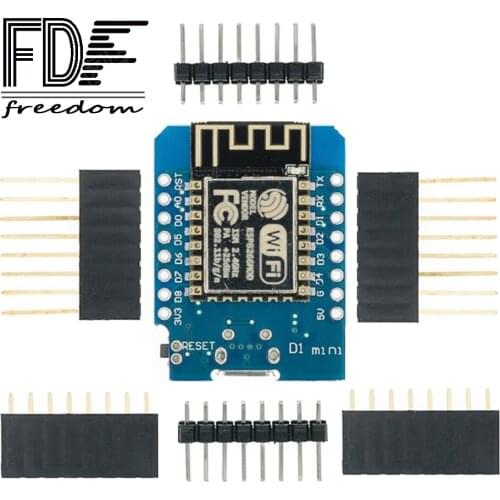 100pcs D1 mini - Mini NodeMcu 4M bytes Lua WIFI Internet of Things development board based ESP8266 WeMos