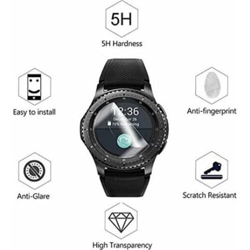 3pc Soft Clear Protective Film Guard For Samsung Gear S2/S3 Classic/Frontier Sport Smart Watch Screen Protector Cover(Not Glass)