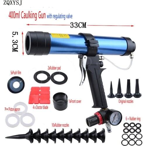 400ml Pneumatic Sealant Gun Silicone For Sealant Caulk Tool Air Valve Tools Silicon Tools Construction Gun Pistol With Pistons