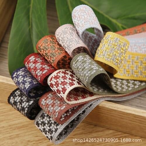5 yards Lattice Ribbon for Diy Hairwear Bows Gifts Flowers Packaging Ribbons Bag Clothing Accessories
