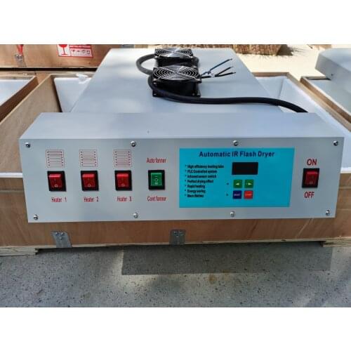 6000W Intelligent Automatic IR Silk Screen Printing Flash Dryer with sensor 2 modes 3 levels T-shirt Drying Machine