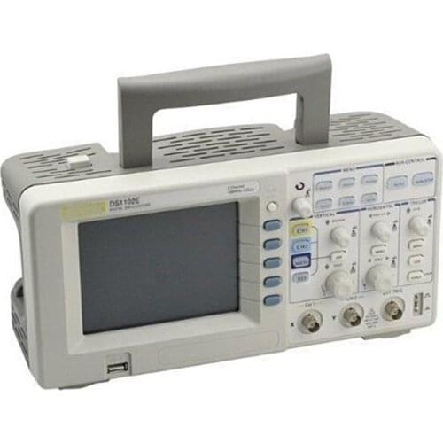DS1102E 100MHz Digital Oscilloscope 2 Analog Channels 100MHz Bandwidth Circuit of Mixed Signal Test