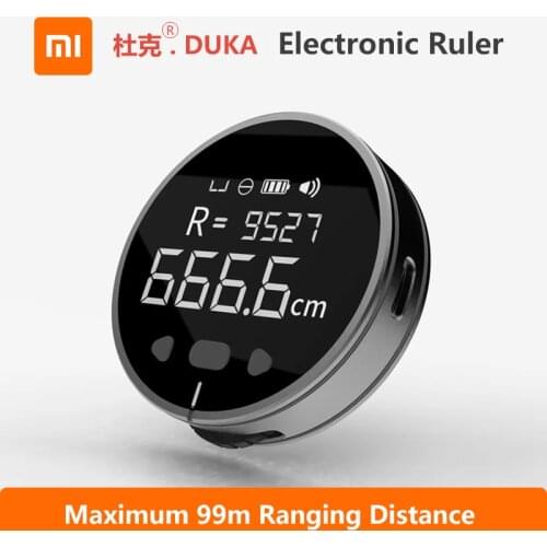DUKA Electronic Ruler Curved Surface Measuring Ruler HD LCD Screen Long Standby Rechargeable XiaoQ Electronic Ruler