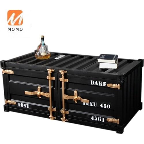 High-End Luxury Retro Industrial Style Iron Locker Creative Distressed Container Locker Display Cabinet