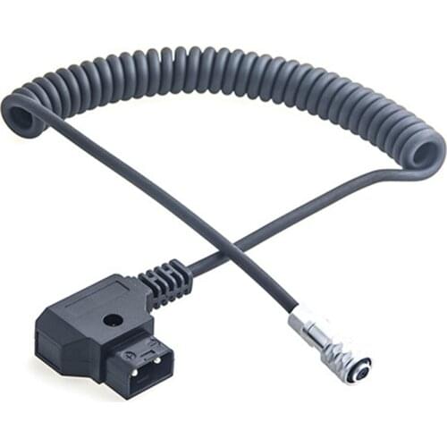 ABS Flexible Coiled Pocket Cinema Camera Portable Durable Spring Wire D Tap To BMPCC 4K Practical Safe 14.8V 2 Pin Power Cable