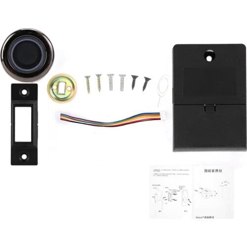 Semiconductor Keyless Fingerprint Automatically Lock Manually Lock Drawer Office File Cabinet Security Lock