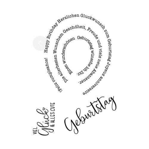 German Words Transparent Clear Silicone Stamp/Seal for DIY scrapbooking/photo album Decorative clear stamp ST0334