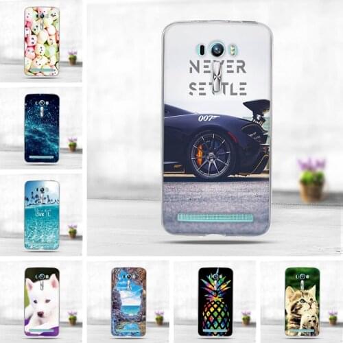 Luxury 3D Soft Silicone TPU Shell For Asus ZenFone 2 Laser ZE550KL Case 3D Cute Animal Back Cover Painting ZE550KL Phone Cases