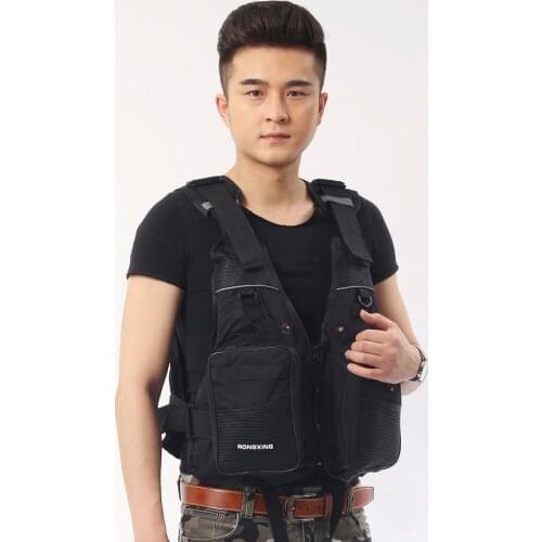 Sport Fishing Life Vest 110kg Men Breathable Foam Swimming Life Jacket Safety Waistcoat Outdoor Survival Utility Vest