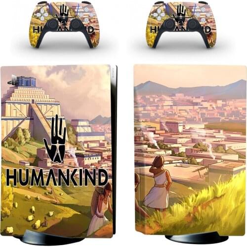Huma King PS5 Standard Disc Edition Skin Sticker Decal Cover for PlayStation 5 Console & Controller PS5 Skin Sticker Vinyl