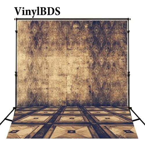 VinylBDS Newborn Baby Backdrops Retro Rough Wall Fond De Studio De Square Floor Tile Photography Backgrounds For Photo Studio