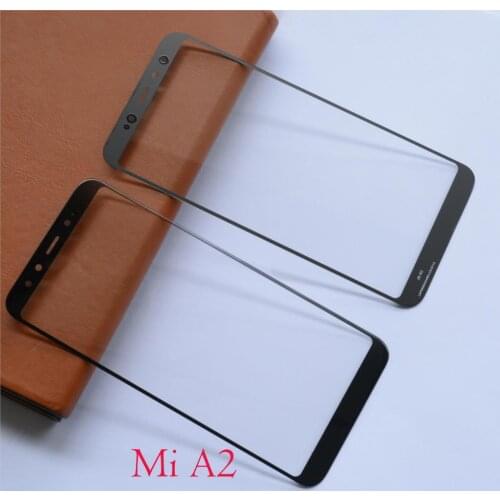 10pcs New original 2.5D Outer Glass Touch Screen Front Glass Outer Lens for Xiaomi Mi A2 /for xiaomi A2 Mi 6X