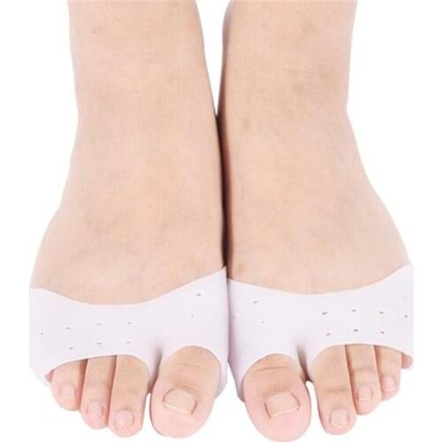 1 Pair Silicone Toe Sleeve Pad Foot Protection Sole Ballet High Heels Hallux Valgus Gel Protective Protector Massge Toe Inserts