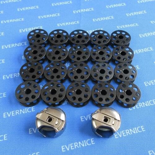 2 LARGE BOBBIN CASE+20 BOBBINS for TACSEW T111-155 Walking Foot Industrial Sewing # 18045