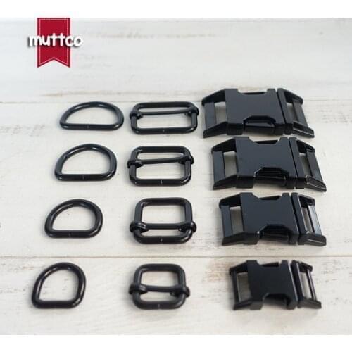 20pcs/lot(metal buckle+adjust buckle+D ring)15,20,25,30mm plated metal buckle Zinc Alloy diy dog collar accessory 4 colors