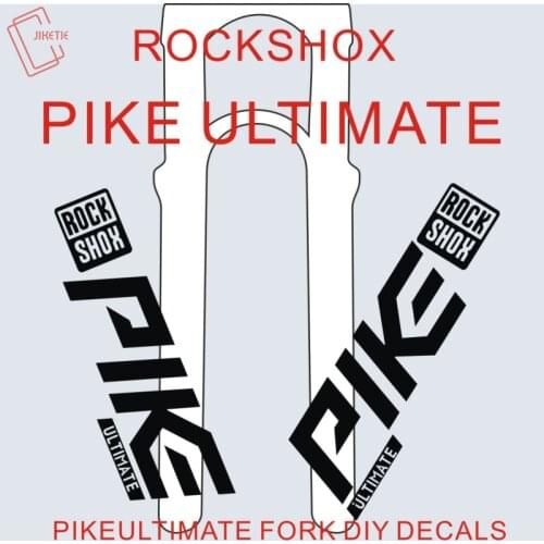 2020 PIKE ULTIMATE Rockshox Front Fork Sticker for Bicycle Cycling Mountain Bike Frame Stickers Bike Decoration MTB Decals