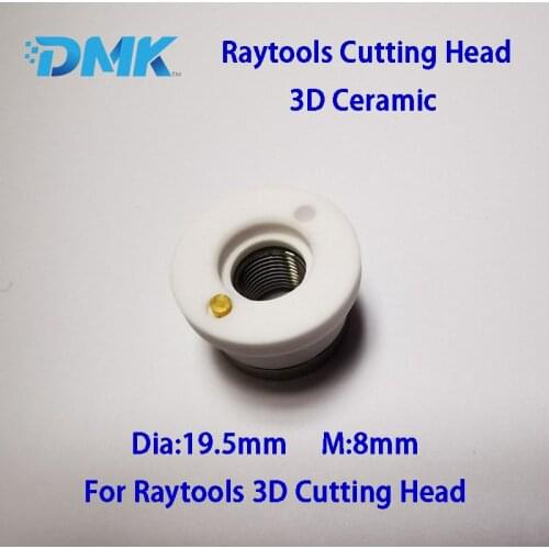3D Fiber Laser Ceramic Ring D19.5 M8 For BT210SRC BT240SRC BM100 Raytools Cutting Head