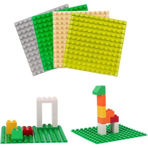 4PCS/lot 12*12 Dots Large Building Blocks Base Plates 19.2cm BasePlate Compatible DIY Brick Floor Toys Children Kids Gifts