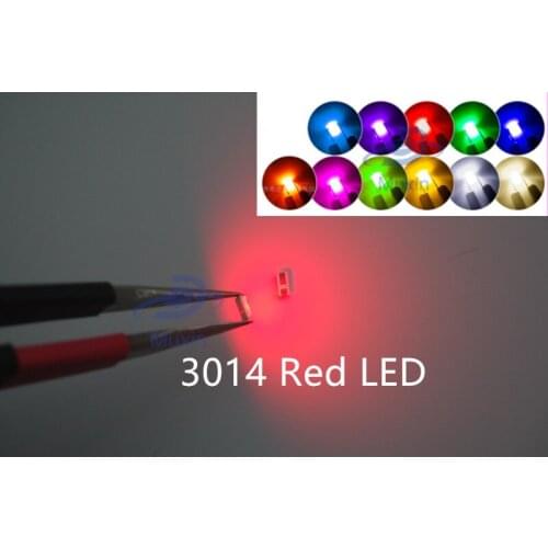 4000pcs/lot 5 Colors 3014 SMD Led Super Bright Red/Green/Blue/Yellow/White/warm white pink ice blue Water Clear LED Light Diode2