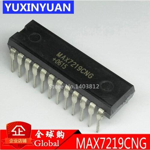5-50pcs/lot MAX7219CNG MAX7219 7219 dip-24