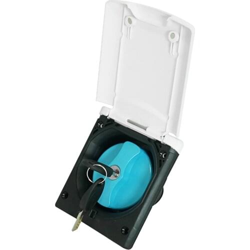 RV Camper Gravity Water Inlet Lock with Keys Retrofit Lockable Spare Parts