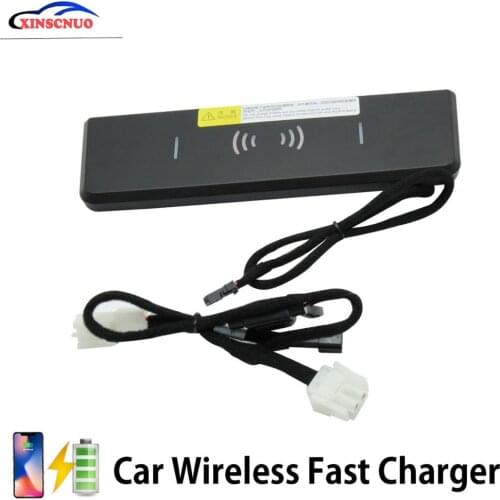 Car Accessories Wireless Charger Fast Charging Module For BMW 3 Series F30/F31/F35 2016-2019 Wireless Onboard Car Charging Pad