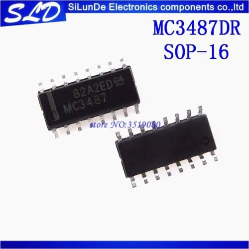 Free Shipping 20pcs/lot MC3487DR MC3487D MC3487 SOP16 new and original in stock
