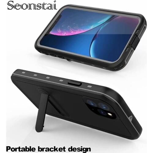 360 Full Protect For iPhone 11 Waterproof Case Rugged with Built-in Screen Protector Shockproof Dustproof Case for iPhone11