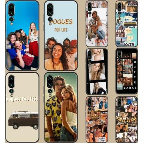Outer Banks tv Phone case For Huawei P Mate P10 P20 P30 P40 10 20 Smart Z Pro Lite 2019 black painting prime fashion cell cover