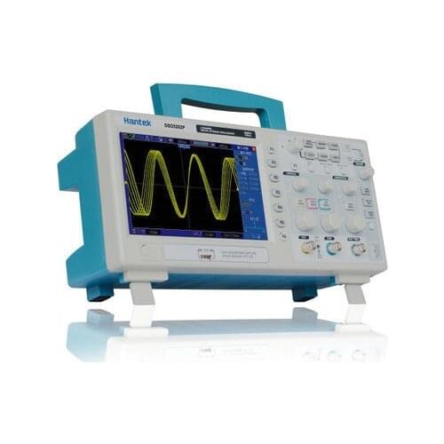 Hantek DSO5202P Digital Oscilloscope 200MHz 2Channels 1GS/s 7'' TFT LCD 800x480 Record Length 24K USB AC110-220V