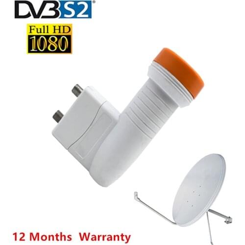 Dvbs2 digital HD Universal KU Band TWIN LNB waterproof High Gain 0.1 dB noise Satellite Dish antenna LNBF sks for android TV box