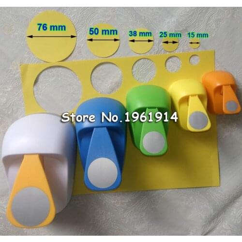 Circle punch diy craft hole puncher for scrapbooking punches eva maker Kids scrapbook paper cutter Embossing sharper