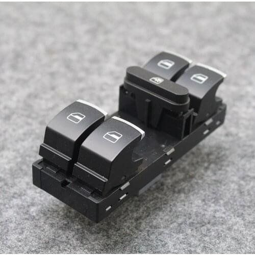 Chrome Master Power Driver Side Window Mirror Switch 5ND959857 Fit For VW Passat B6 Golf Jetta MK5 MK6 Tiguan CC Rabbit Caddy