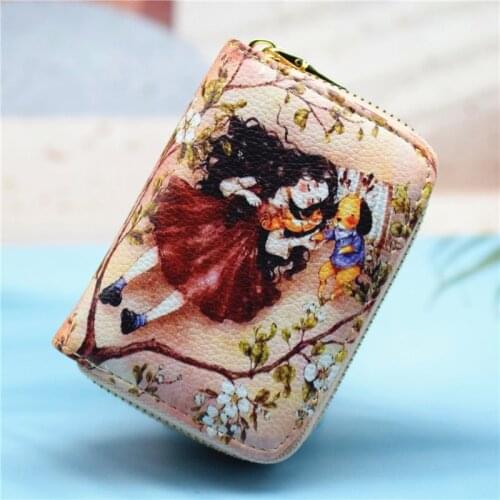 Credit/Bank Card Holder Wallet Case PU Card ID Holders Black Passport Cover 26 Bit Business Card holder Double Zipper Cardholder