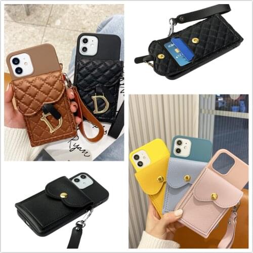 Leather Wallet Candy Phone Cases For Huawei Nova 2 Plus 2i 2s 3 3e 4e 5 5i 5T 6 7i 7 Pro 8 SE P8 P9 Lite 2017 Wrist Strap Cover