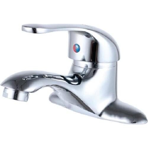 Wash Basin Double Holes Hot And Cold Water Tap Faucet Kitchen Washbasin Tap Bathroom Faucet chrome